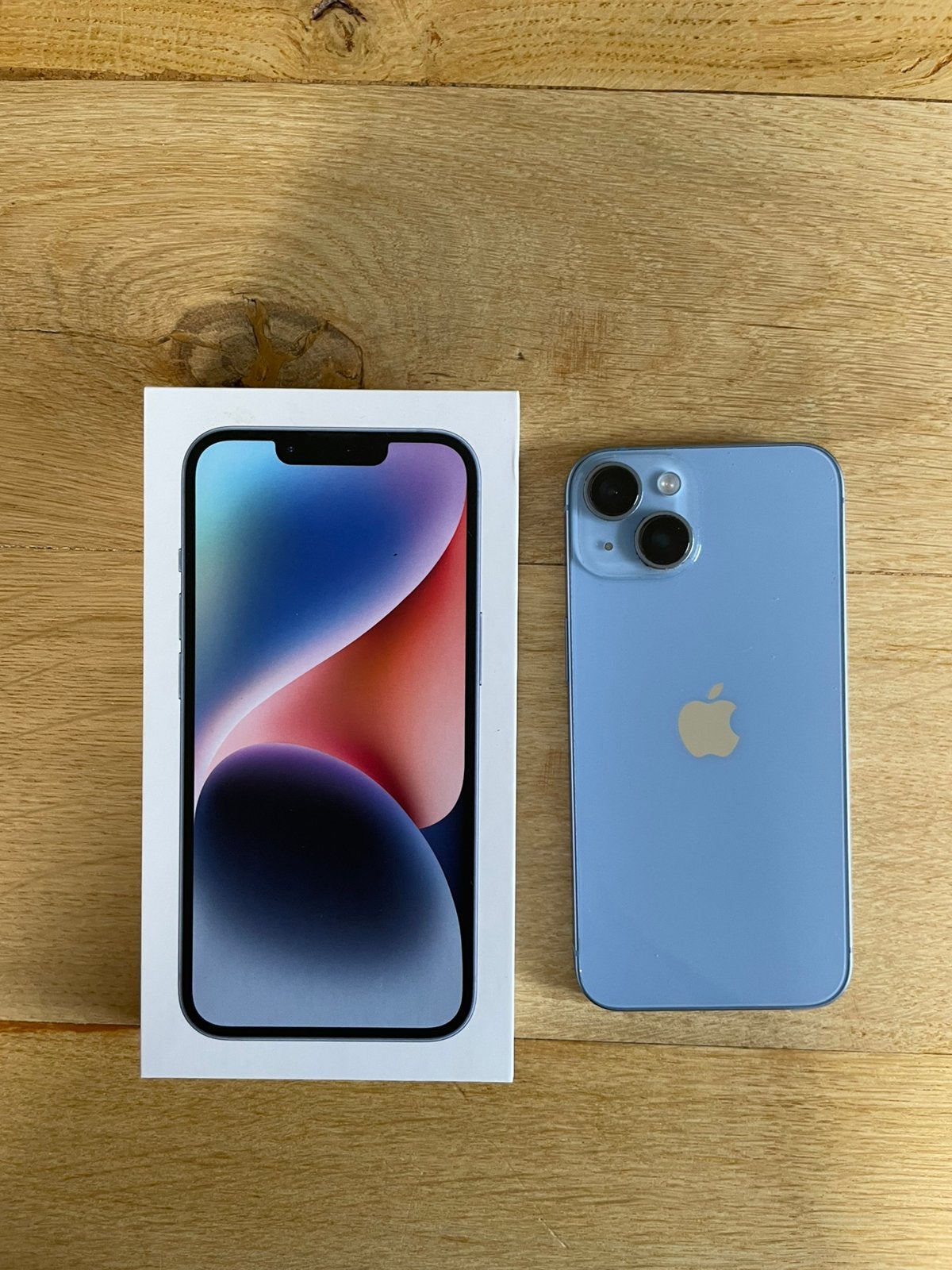 Te koop iPhone 14, Ophalen, 128 GB, Blauw, Zo goed als nieuw