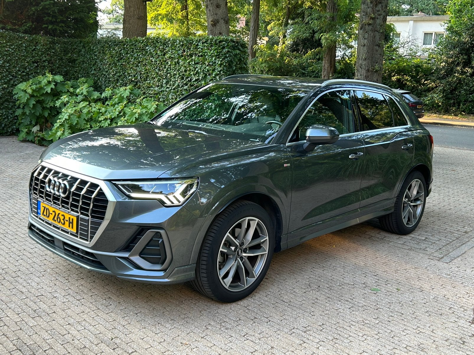 Audi Q3 35 TFSI S-TRONIC S-LINE|MATRIX|TOUR|CITY|360 CAMERA, Auto's, Audi, 4 cilinders, 150 pk, Leder en Stof, Origineel Nederlands