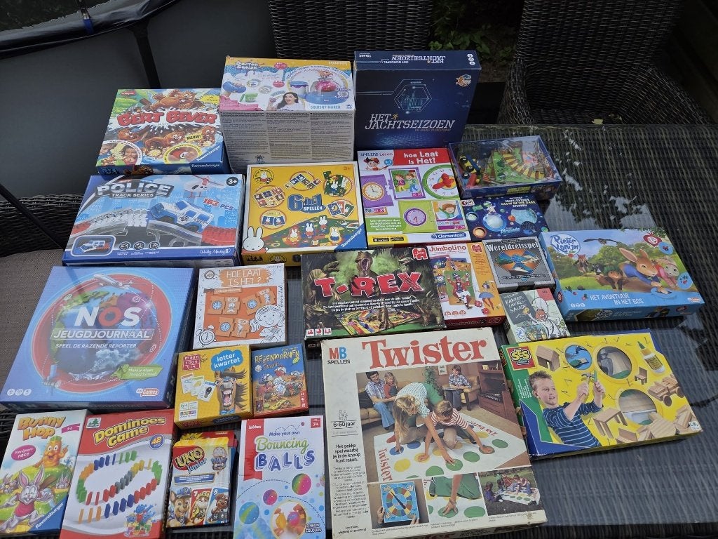 23 kinder- en bordspellen | Goedkope bundel prijs voor alles, Jumbo, Gebruikt, Ophalen of Verzenden, Vijf spelers of meer
