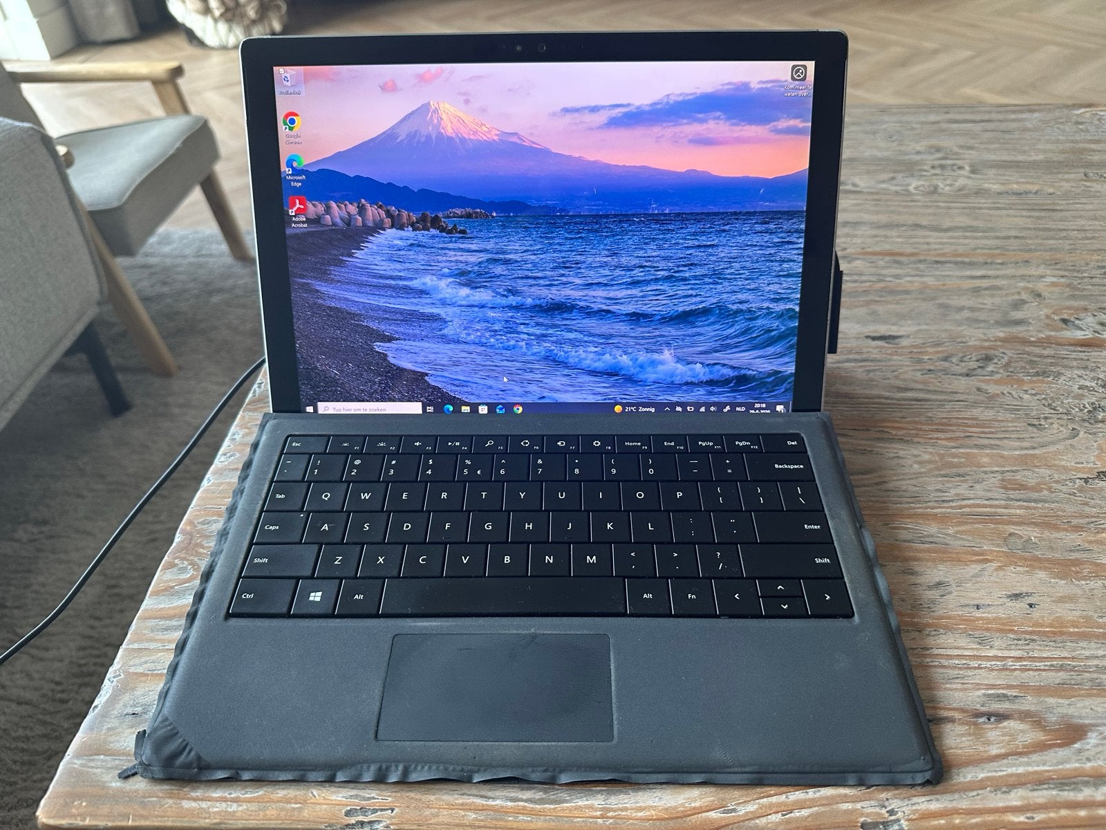 Microsoft Surface Pro 4 - i7 - 16GB RAM - 238GB SSD, Computers en Software, Windows Laptops, Ophalen, Gebruikt, 2 tot 3 Ghz, SSD