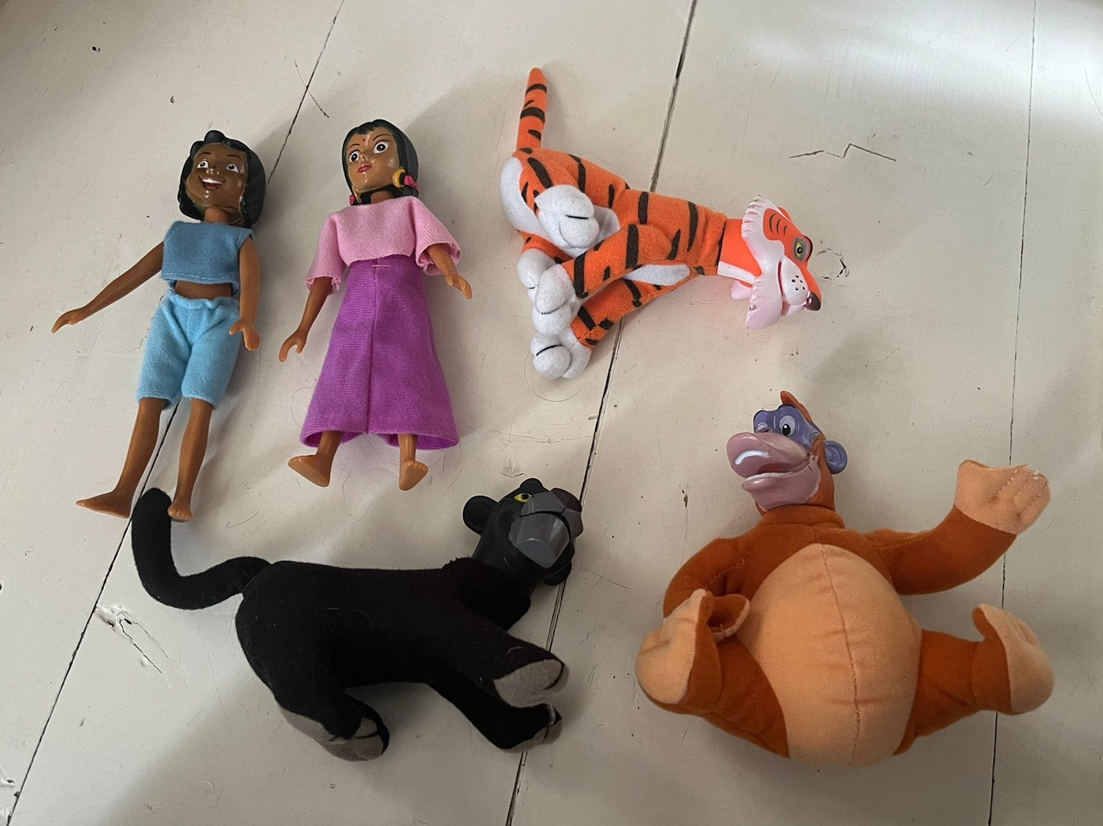 Jungle Book poppen, Ophalen, Gebruikt
