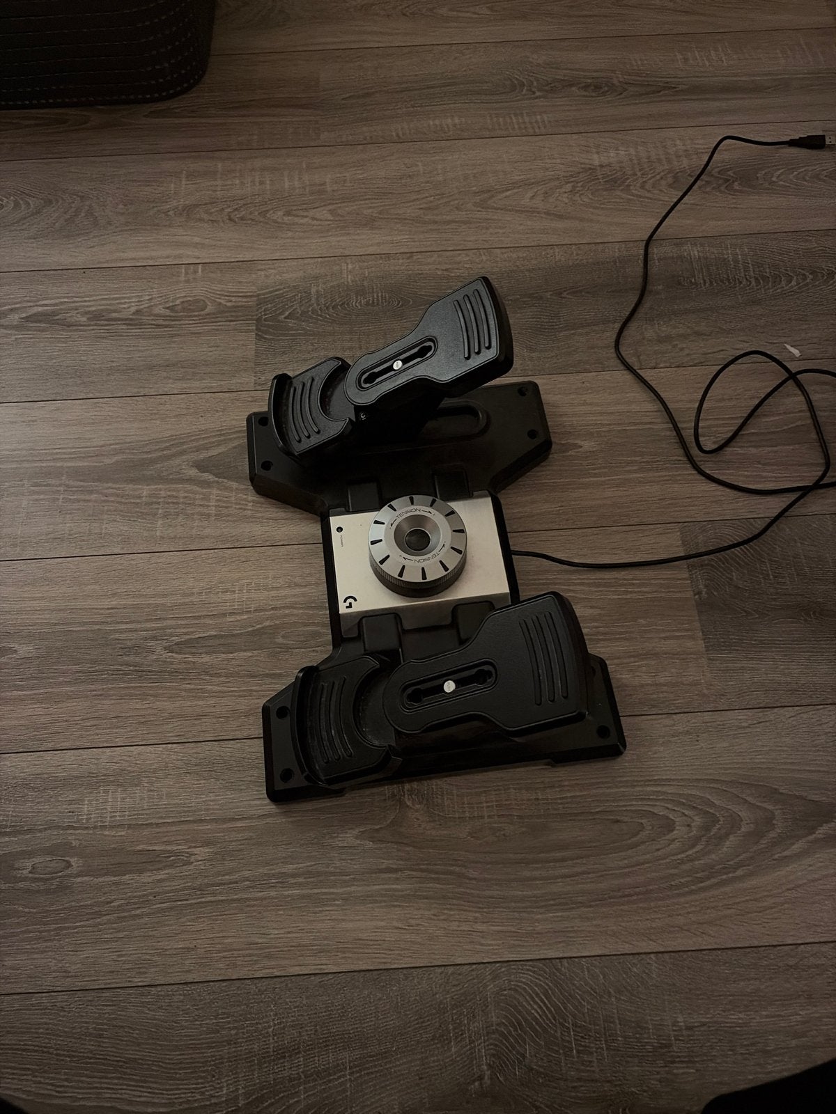 Logitech G Saitek Pro Flight Rudder Pedals, Spelcomputers en Games, Ophalen, Zo goed als nieuw, PC, Logitech