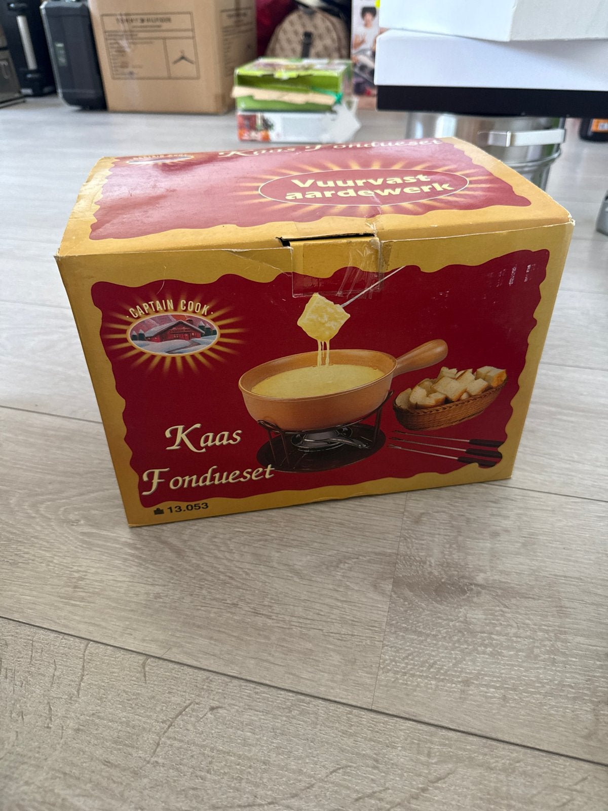Captain Cook Kaas Fondueset - Vuurvast Aardewerk, Witgoed en Apparatuur, Ophalen, Nieuw, Brander, Fondueset