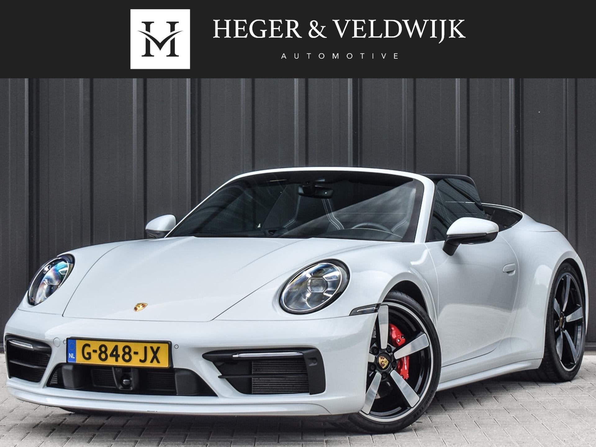 Porsche 911 Cabrio 3.0 Carrera 4 S NL-Auto 451pk | Sport des, Automaat, Cabriolet, 4 stoelen, Wit