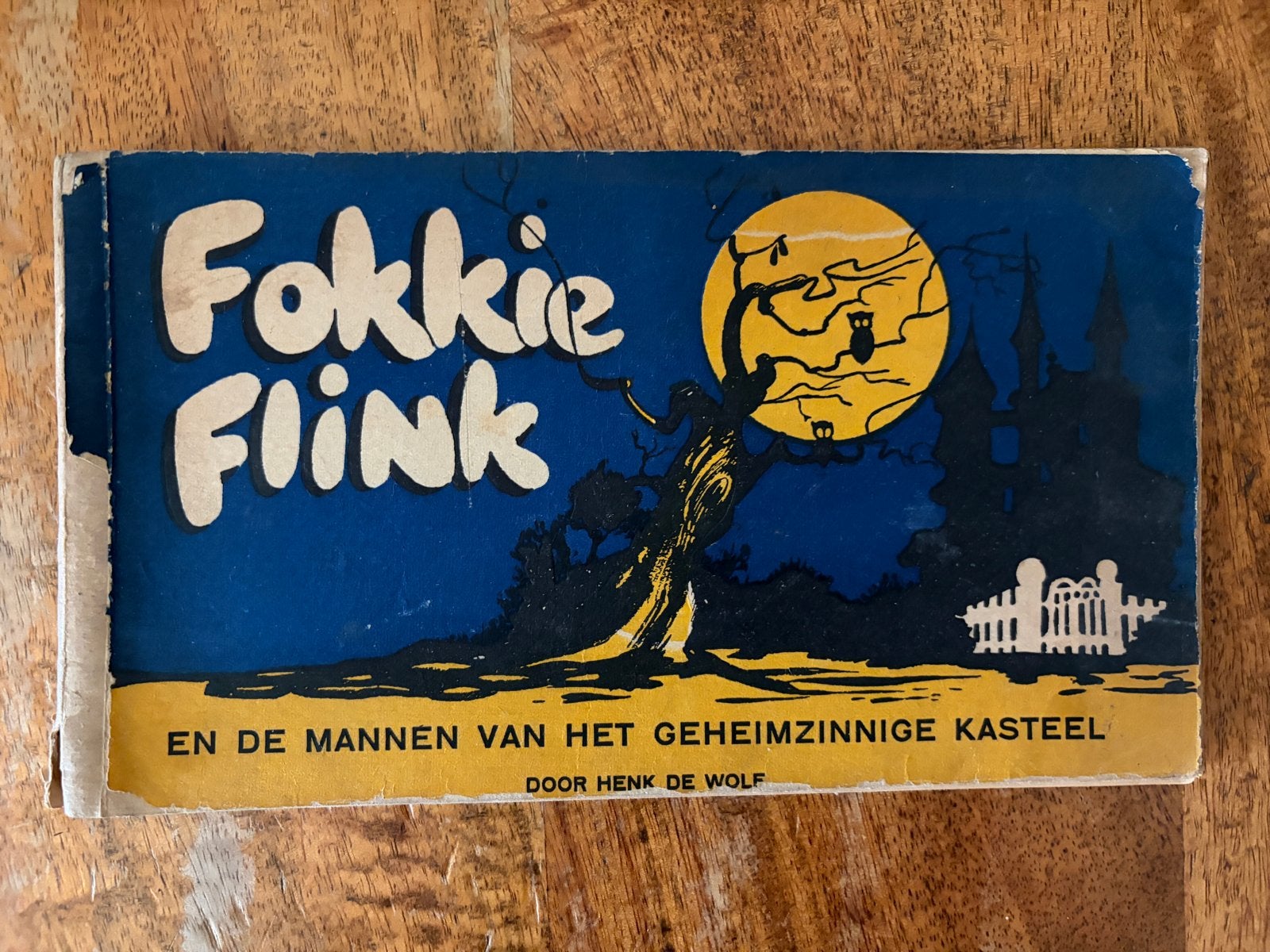 Fokkie Flink en de Mannen van het Geheimzinnige Kasteel, Boeken, Eén stripboek, Ophalen, Gelezen
