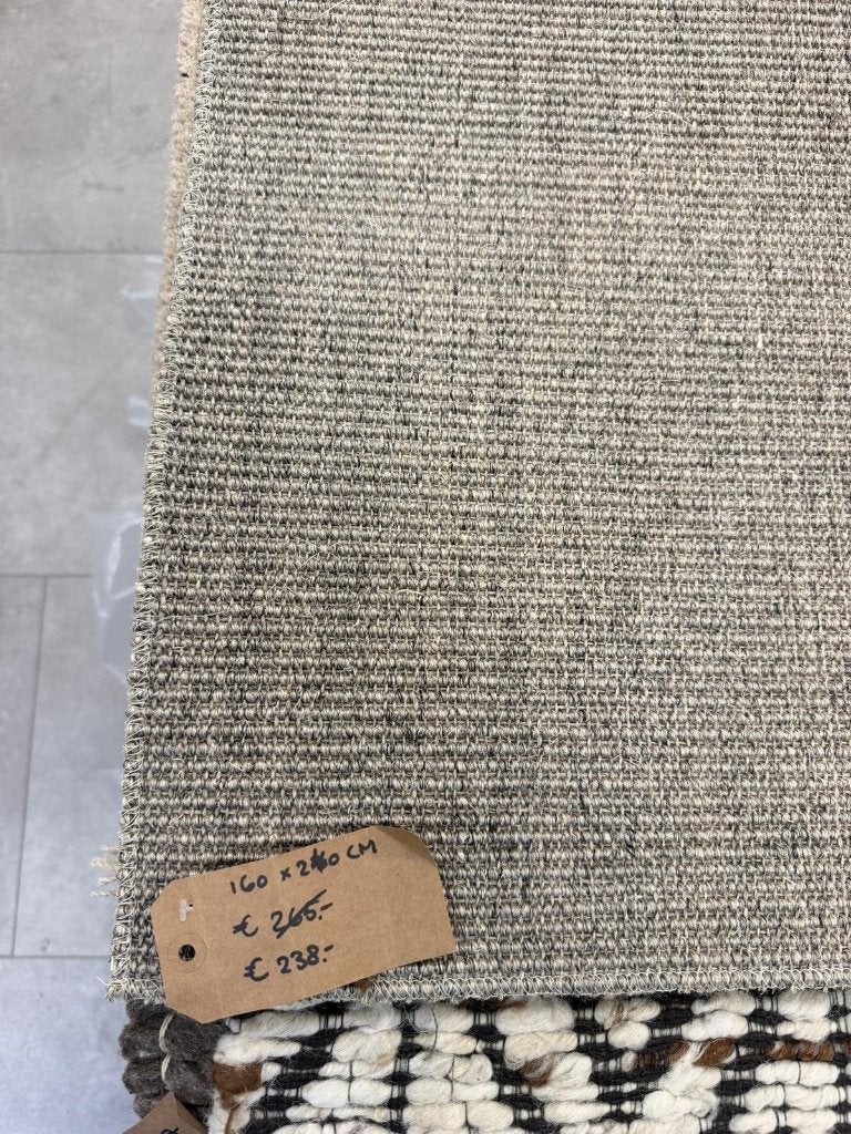 Vloerkleed sisal gold grijs natuurtapijt 160x230cm, Ophalen, Blauw, 150 tot 200 cm, Rechthoekig