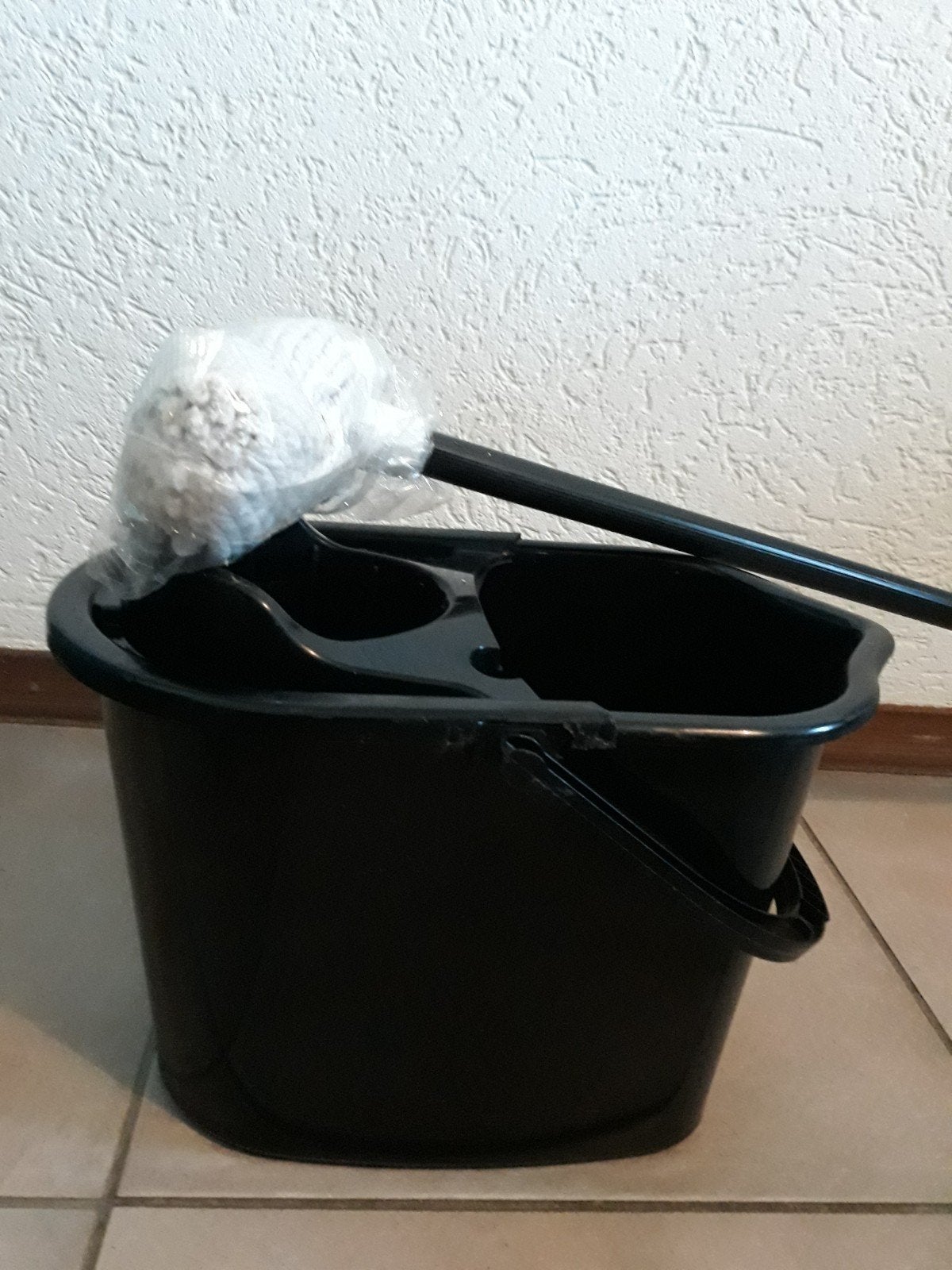Vloer mop met emmer. Nieuw., Ophalen of Verzenden, Nieuw, Kunststof
