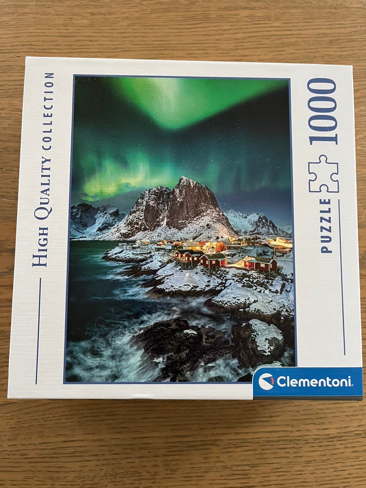 Clementoni Legpuzzel Noorderlicht 1000 stukjes, Ophalen of Verzenden, 500 t/m 1500 stukjes, Zo goed als nieuw, Legpuzzel