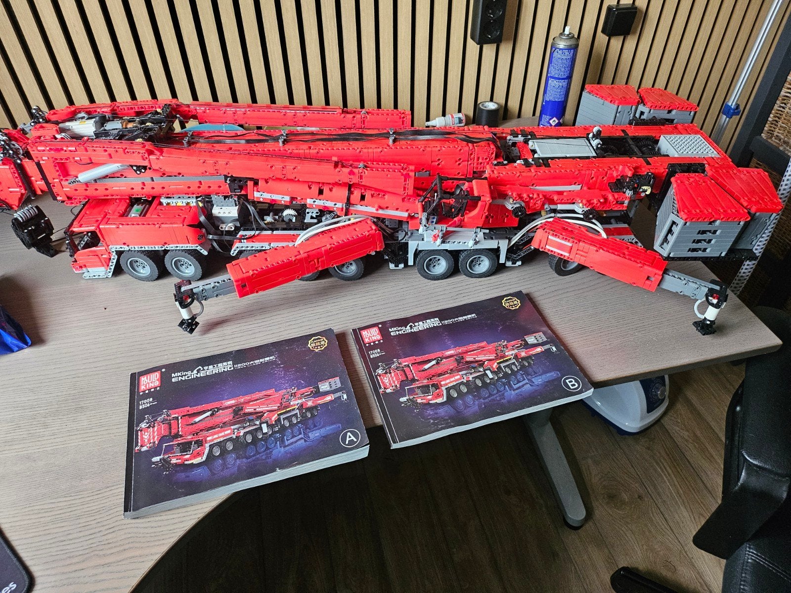 King Technic Kraanwagen (Lego Technic 42009 replica), Ophalen