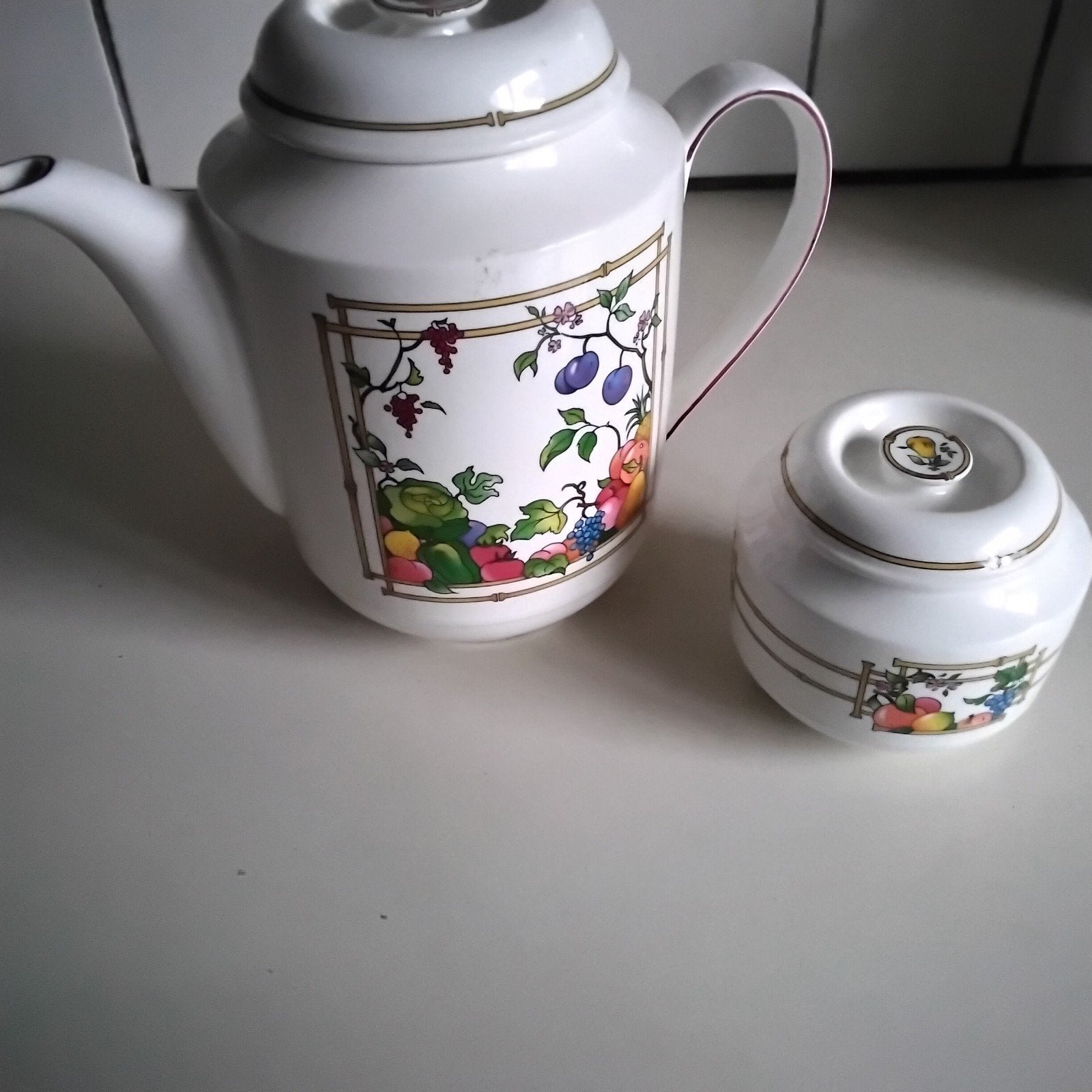 Villeroy en boch  "mon jardin", Overige typen, Ophalen of Verzenden, Zo goed als nieuw, Overige stijlen