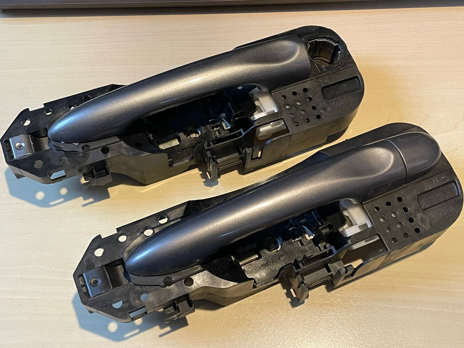 Portiergrepen Renault Megane Scenic etc. LV en LA grijs, Ophalen, Gebruikt, Links, Renault