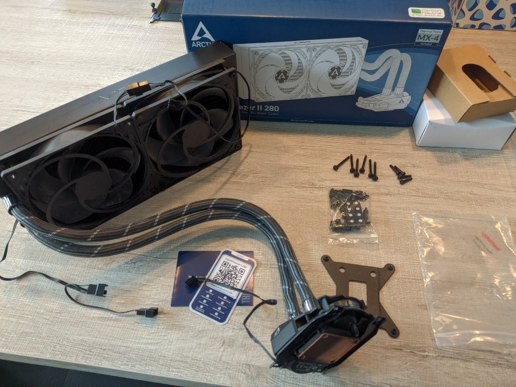 Arctic Liquid Freezer II 280, Computers en Software, Computerkoelers, Gebruikt, Waterkoeling, Ophalen