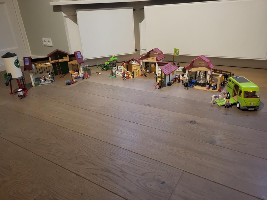 Grote Playmobil Boerderijset (4-in-1) met Silo & Trailer, Kinderen en Baby's, Speelgoed | Playmobil, Ophalen of Verzenden, Gebruikt