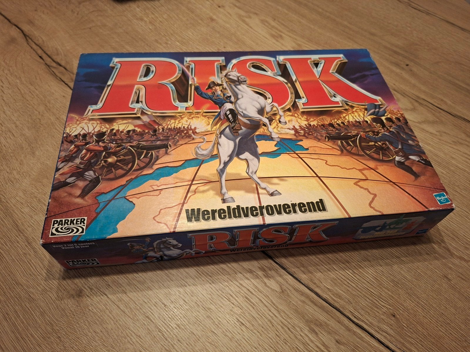 Risk wereldveroverend, Hobby en Vrije tijd, Gezelschapsspellen | Bordspellen, Vijf spelers of meer, Ophalen of Verzenden, Zo goed als nieuw