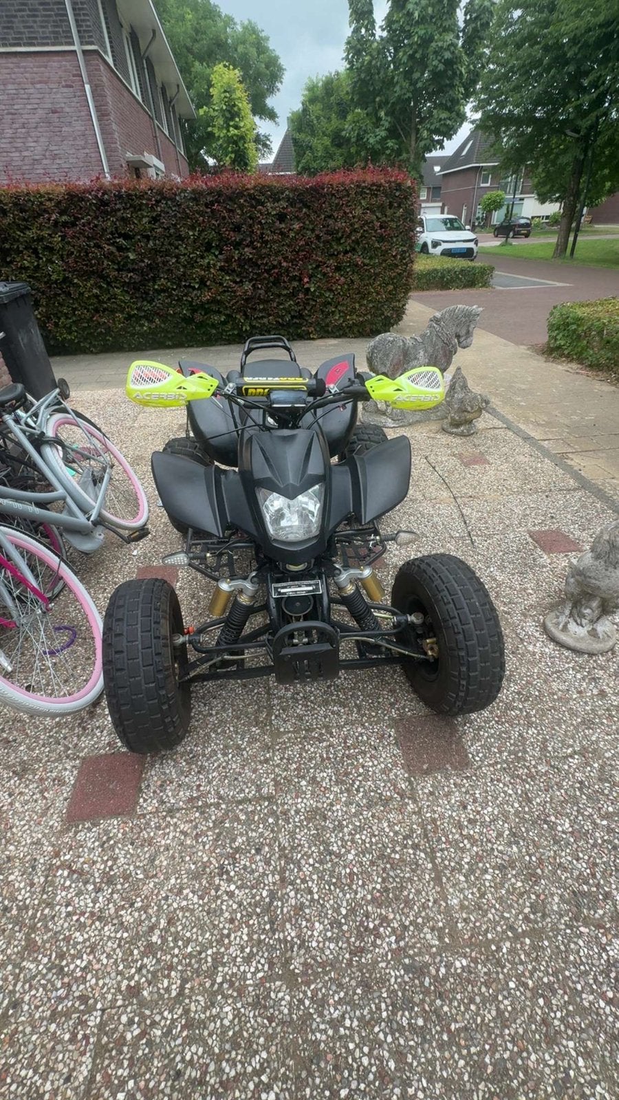 Bashan quad 250 cc, Ophalen