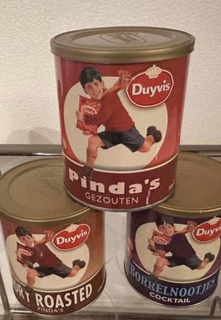 Duyvis verzamel blikken zes stuks., Verzamelen, Ophalen of Verzenden, Zo goed als nieuw, Overige