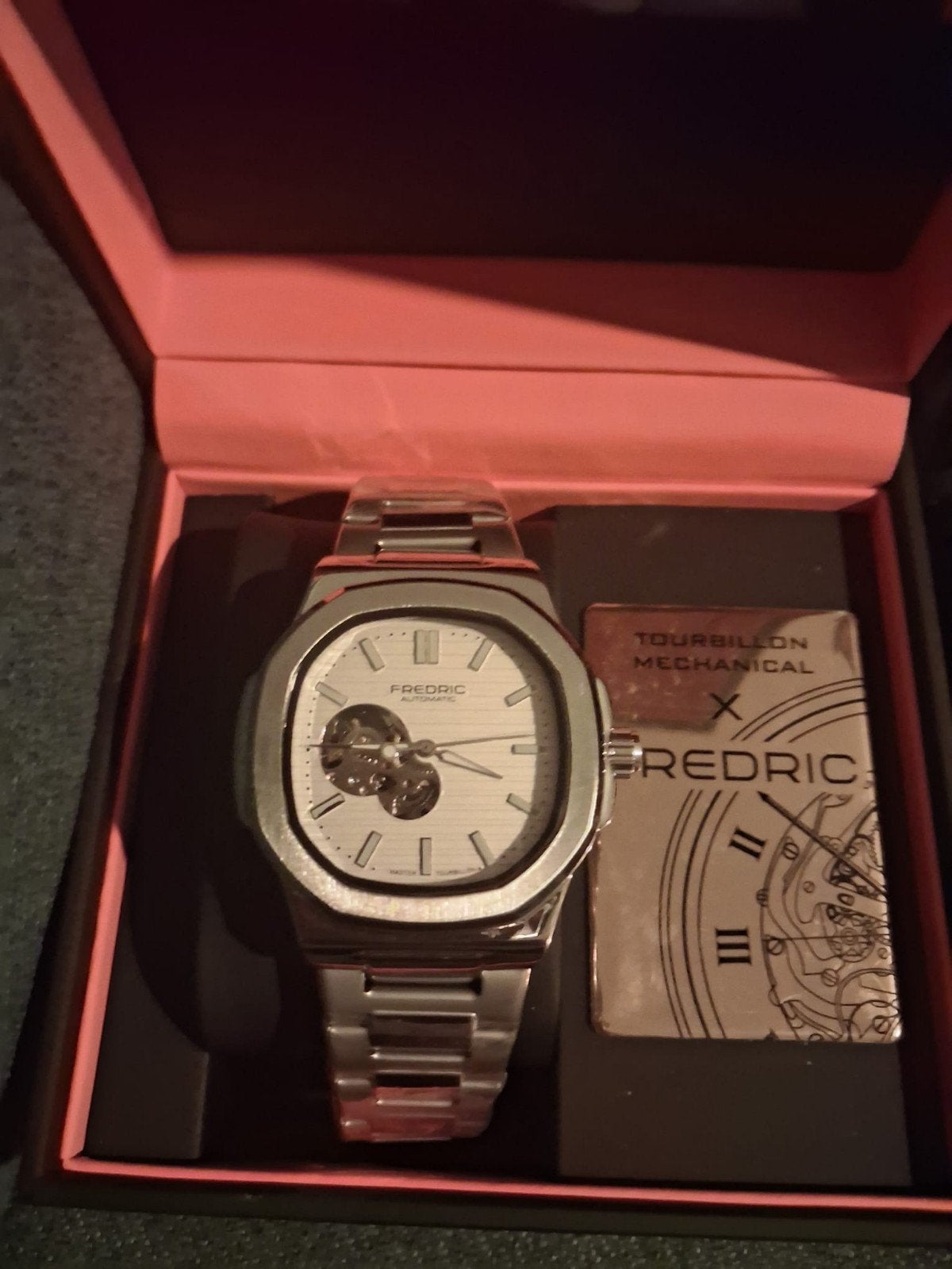 Fredric Tourbillon Mechanical - Nieuw in Verpakking, Sieraden, Tassen en Uiterlijk, Horloges | Heren, Staal, Staal, Polshorloge