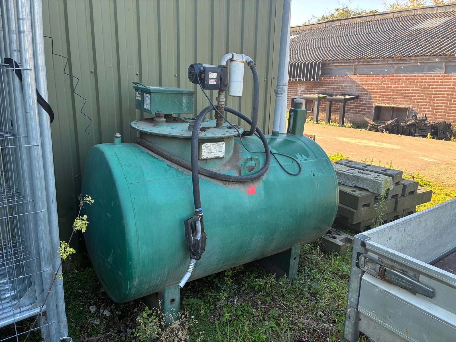 Dieseltank 1200 liter, Ophalen of Verzenden
