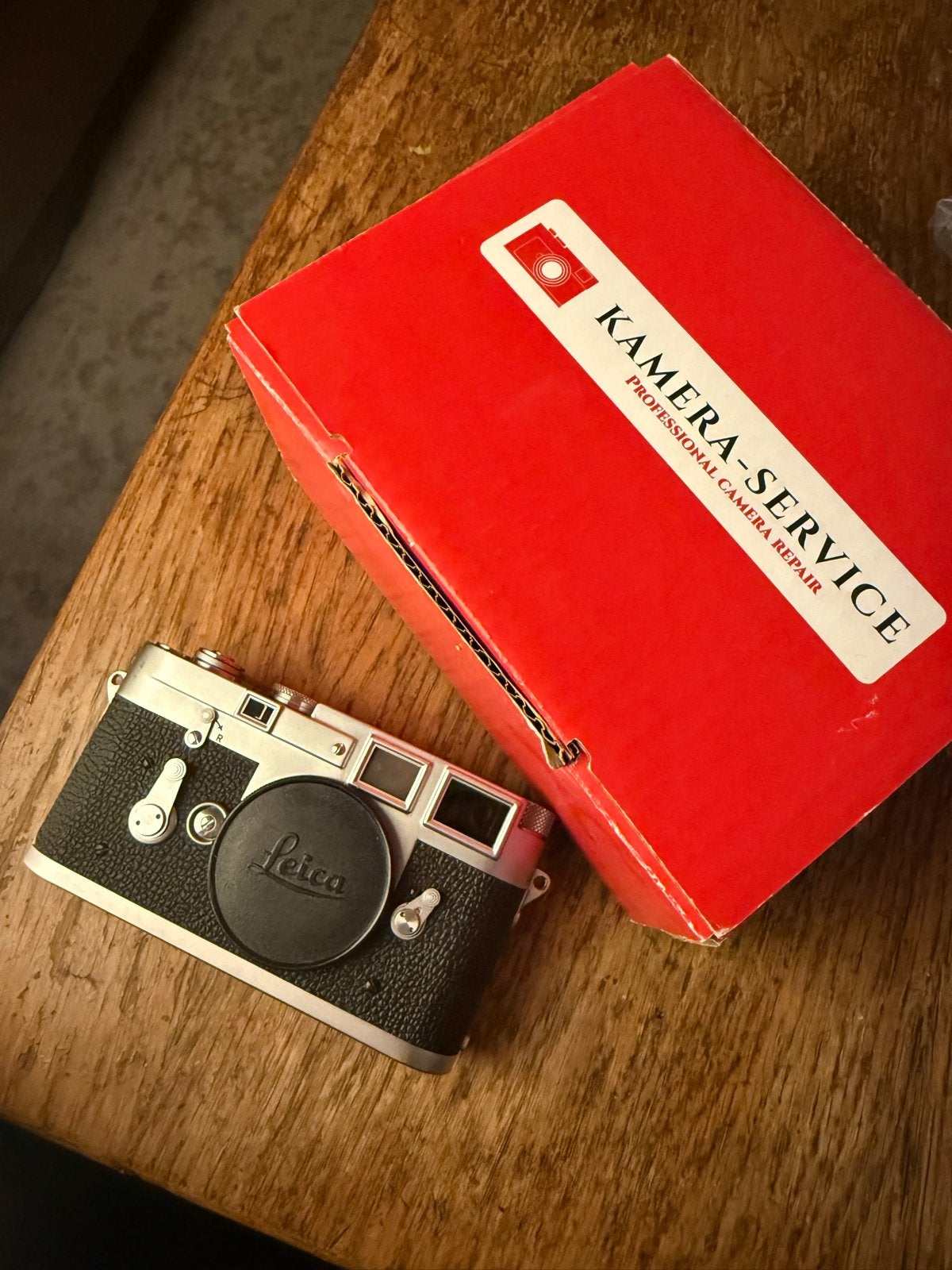 Leica M3 Double Stroke, Audio, Tv en Foto, Fotocamera's Analoog, Ophalen of Verzenden, Zo goed als nieuw, Spiegelreflex, Leica