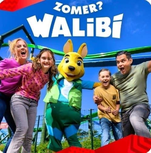 2 toegangskaarten Walibi Holland, Twee personen, Ticket of Toegangskaart