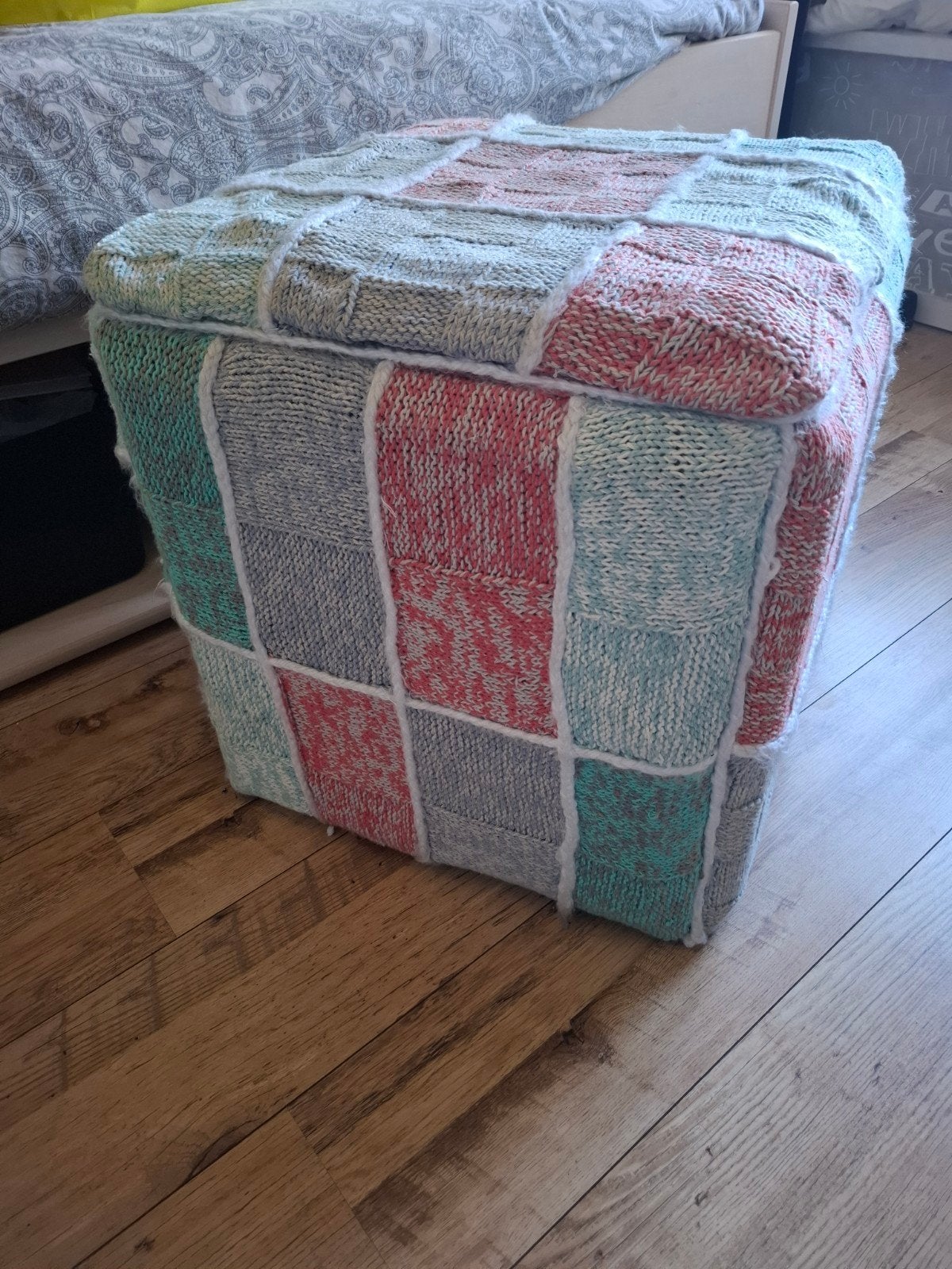 poef, Ophalen, Minder dan 50 cm, Rond, Minder dan 50 cm