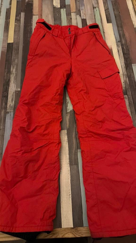 Rode skibroek maat 152, Ophalen, Zo goed als nieuw, Maat 34 (XS) of kleiner, Broek