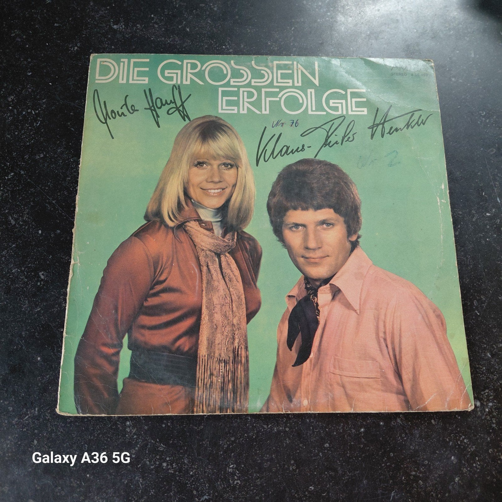 Die Grossen Erfolge - Schlager LP (Gesigneerd), Cd's en Dvd's, LP, Gebruikt, Gesigneerd, 12 inch