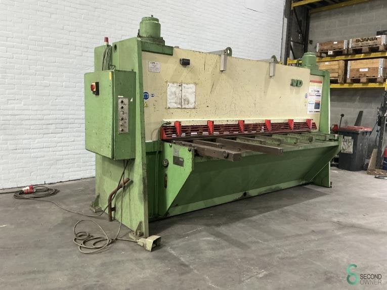 Plaatscharen LVD HSL 3100x16mm 1988, Zakelijke goederen, Machines en Bouw | Metaalbewerking