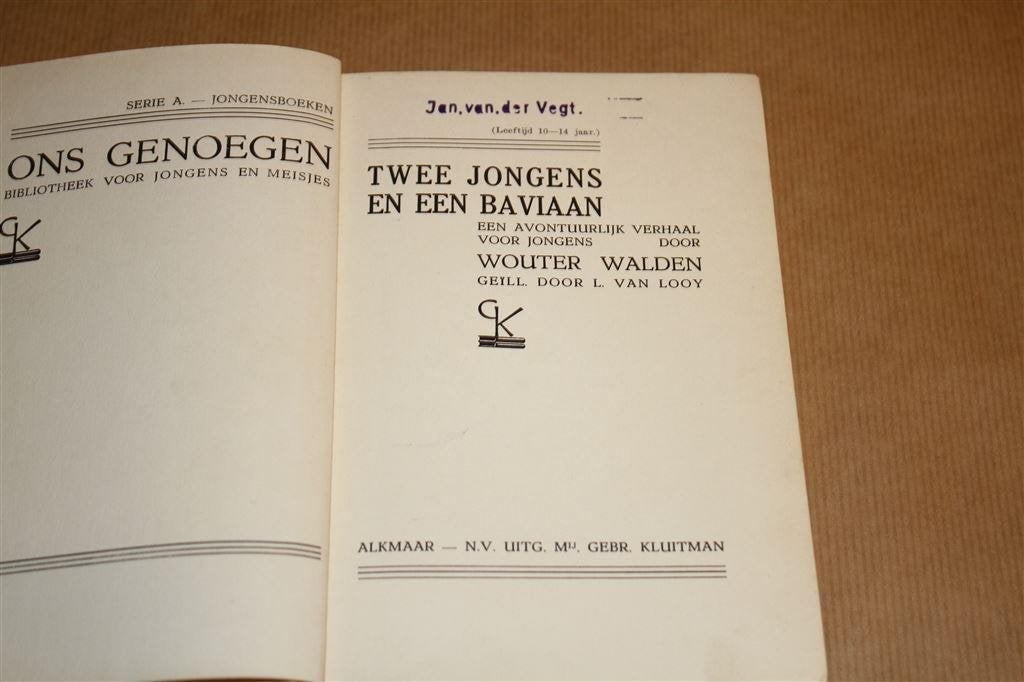 Van twee jongens en nog een derde. Hoffman. Kluitman., Ophalen of Verzenden, Gelezen