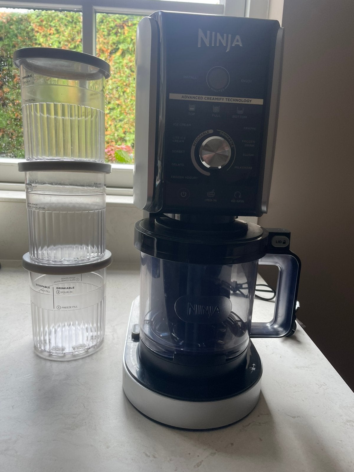 NINJA Creami Deluxe IJsmachine zwart, Ophalen, Zo goed als nieuw