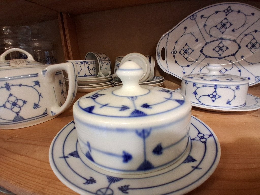 Blau saks botervloot Jager groene stempel, Overige typen, Ophalen of Verzenden, Zo goed als nieuw, Overige stijlen