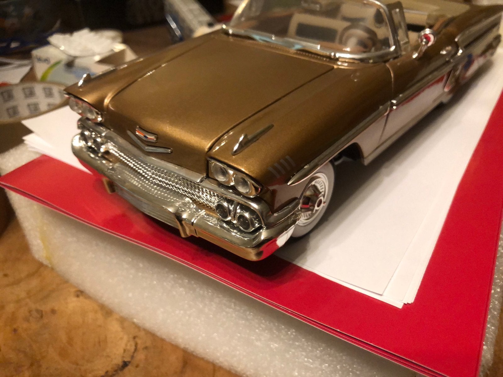 CHEVROLET IMPALA CABRIOLET two /tone  PRACHT EXEMPLAAR, Ophalen of Verzenden, Zo goed als nieuw, Overige merken