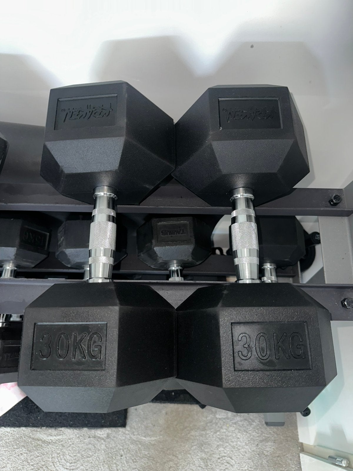Dumbbells 30 KG Hexa, Ophalen, Zo goed als nieuw, Dumbbell