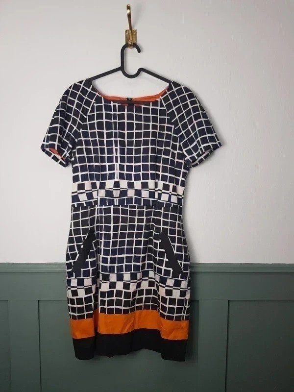 Jurk Vanilia - maat 38, Kleding | Dames, Jurken, Zo goed als nieuw, Maat 38/40 (M), Meerkleurig, Knielengte, Ophalen of Verzenden