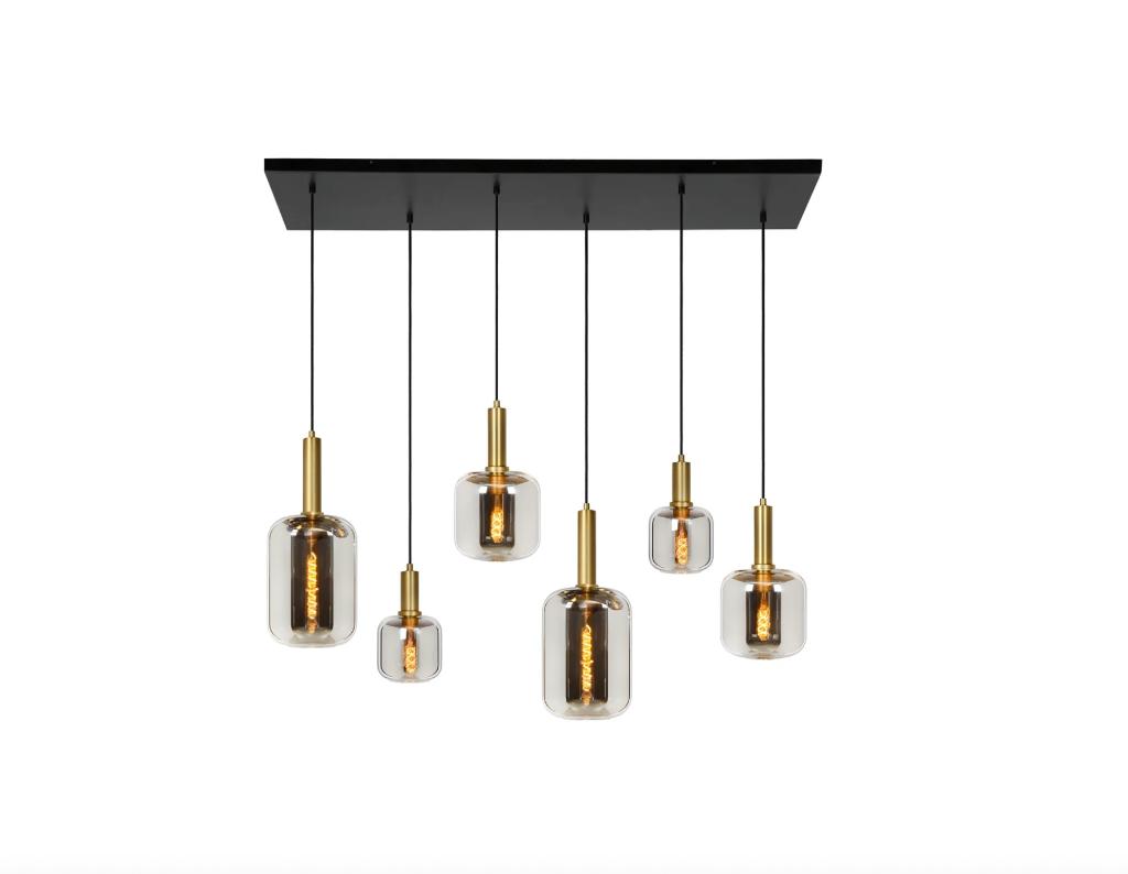 Lucide JOANET Cluster Hanglamp - 6xE27 | Van €471,95, nu, Huis en Inrichting, Lampen | Hanglampen, Nieuw, Lucide, Ophalen of Verzenden