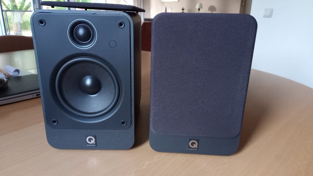 Q-Acoustics 2020 boekenkastluidsprekers, als nieuw, Overige merken, Ophalen of Verzenden, Zo goed als nieuw, Geschikt voor surround/home cinema