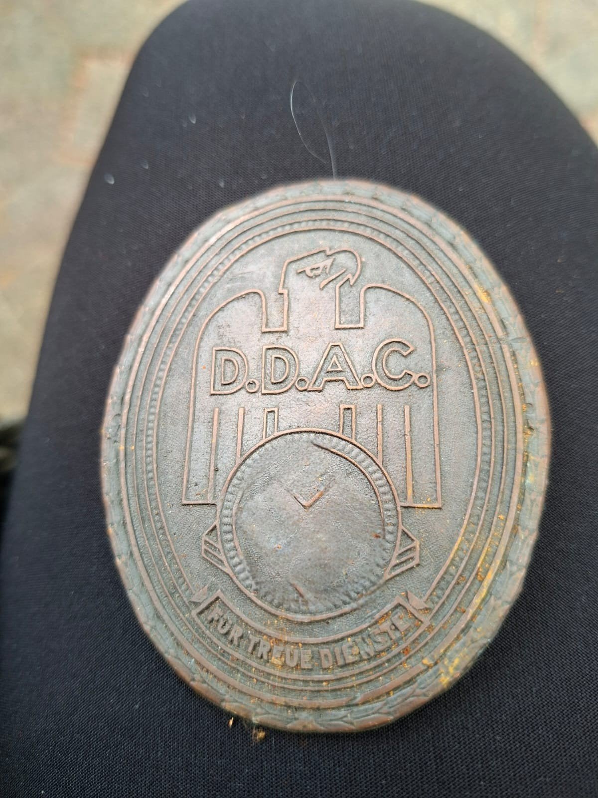 DDAC Medaille voor Trouwe Dienst, Ophalen of Verzenden, Overige soorten, Duitsland, Lintje, Medaille of Wings