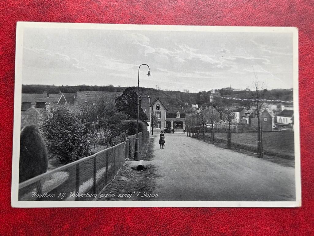 Houthem bij Valkenburg Gezicht vanaf 't Station, Ophalen of Verzenden, Voor 1920, Limburg
