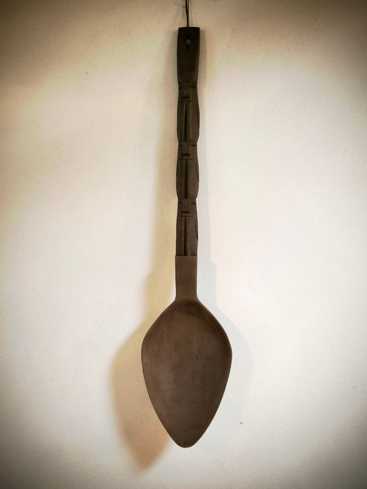 Grote houten lepel, Ophalen of Verzenden