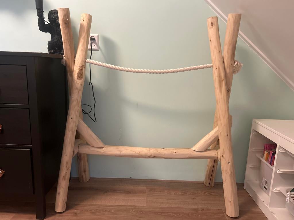 Leuk kinder kledingrek van hout - 105x43x121 cm, Kleding | Dames, Kledingrekken, Ophalen, Gebruikt
