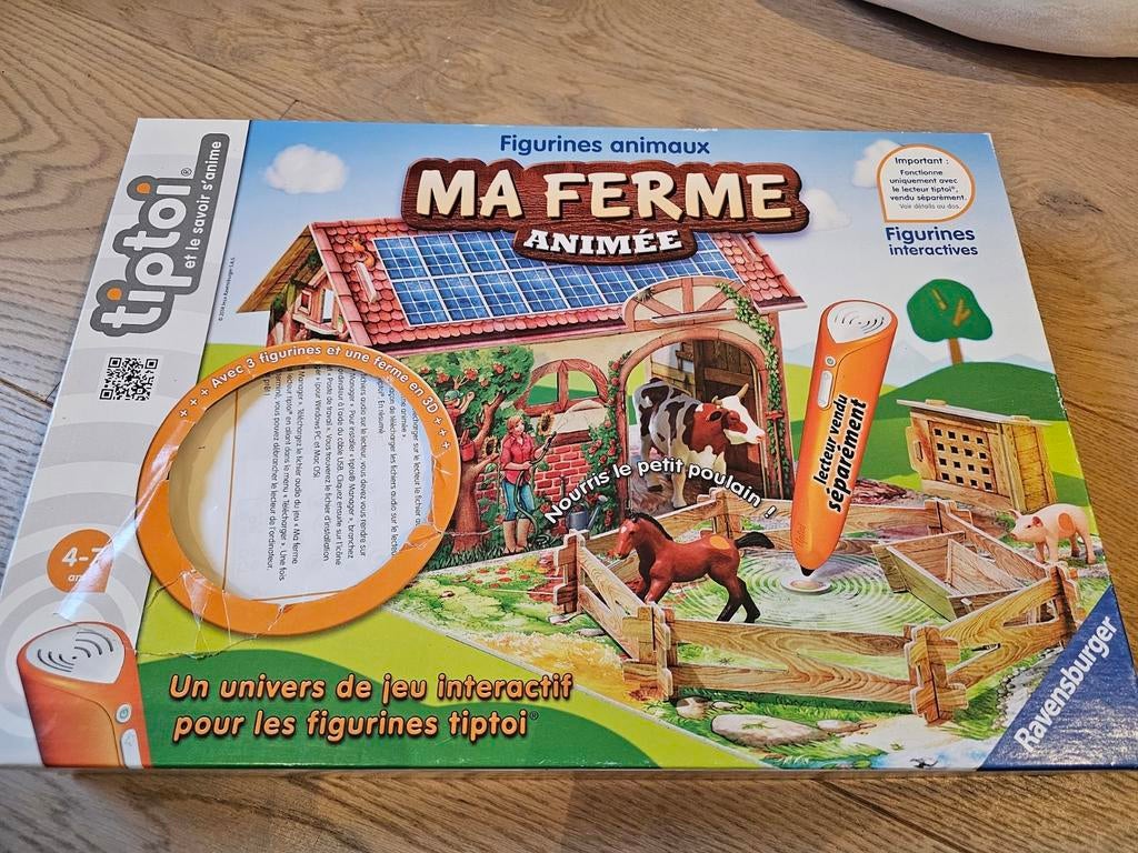 Tiptoi Ma ferme interactive (french) Ravensburger, Ophalen, Gebruikt, Taal en Lezen, Met geluid