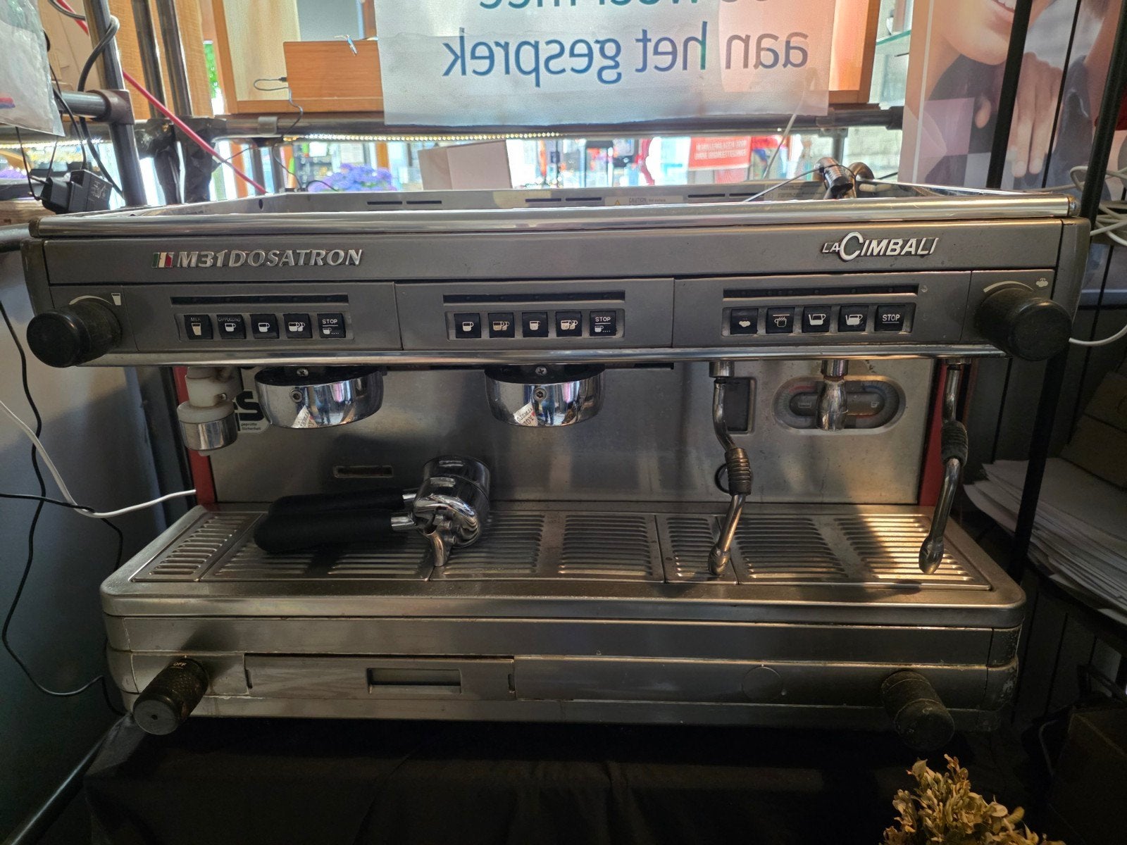 La Cimbali M31 Dosatron professionele espressomachine, Stoompijpje, Gebruikt, 10 kopjes of meer, Koffiemachine