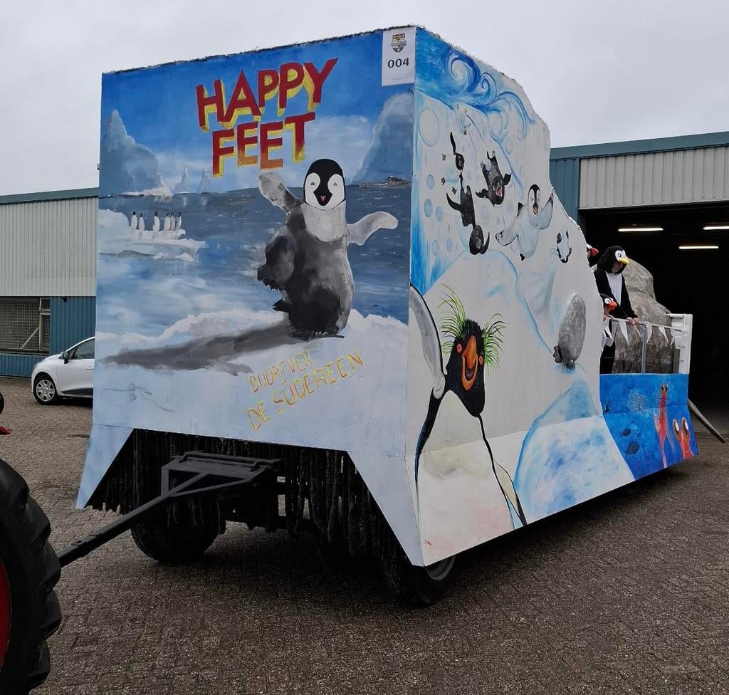 Praalwagen Happy Feet, Hobby en Vrije tijd, Ophalen of Verzenden, Gebruikt