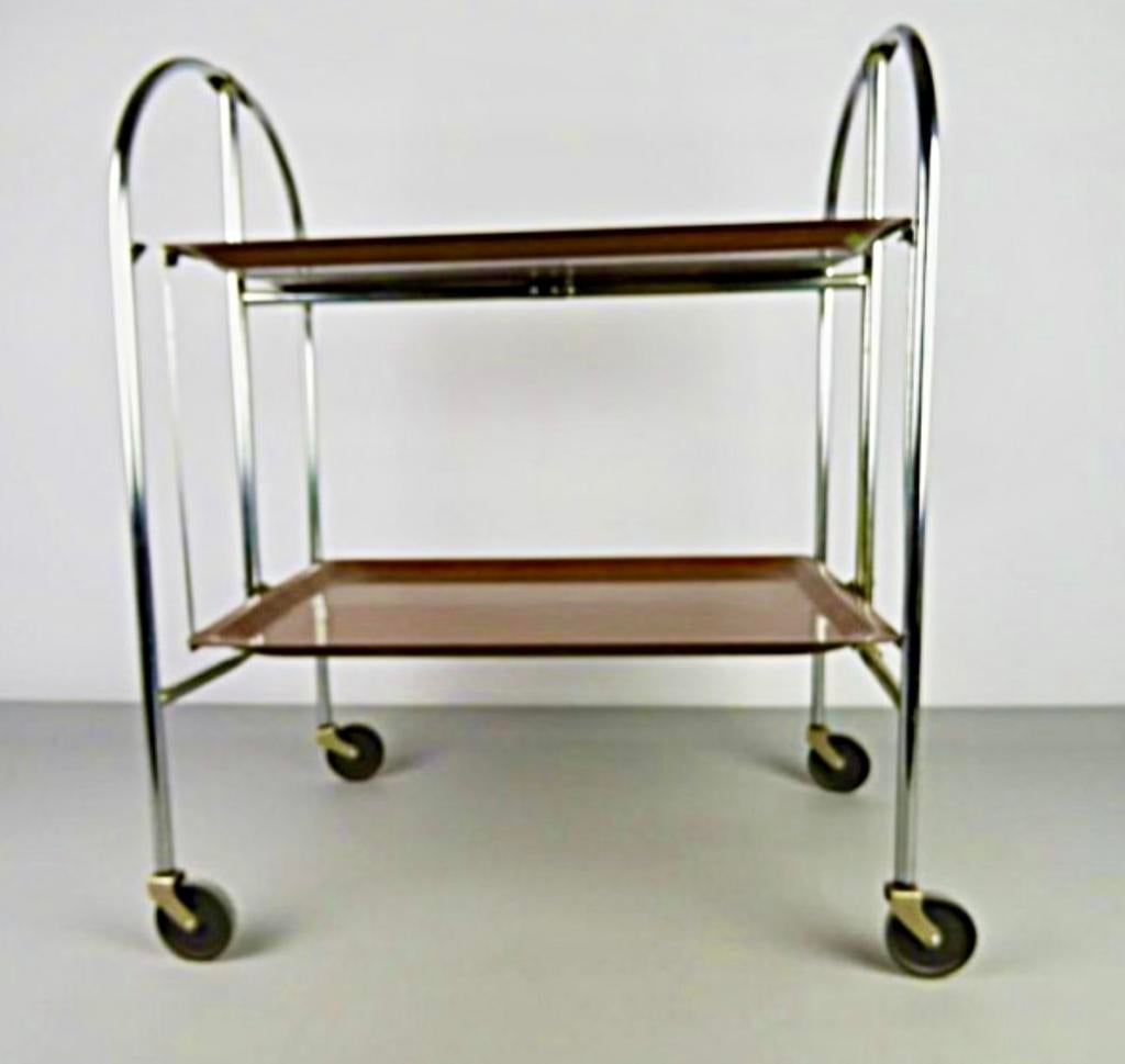 Bremshey Dinett #Serveerwagen #Dinett #theewagen #Bremshey, Ophalen of Verzenden, Gebruikt