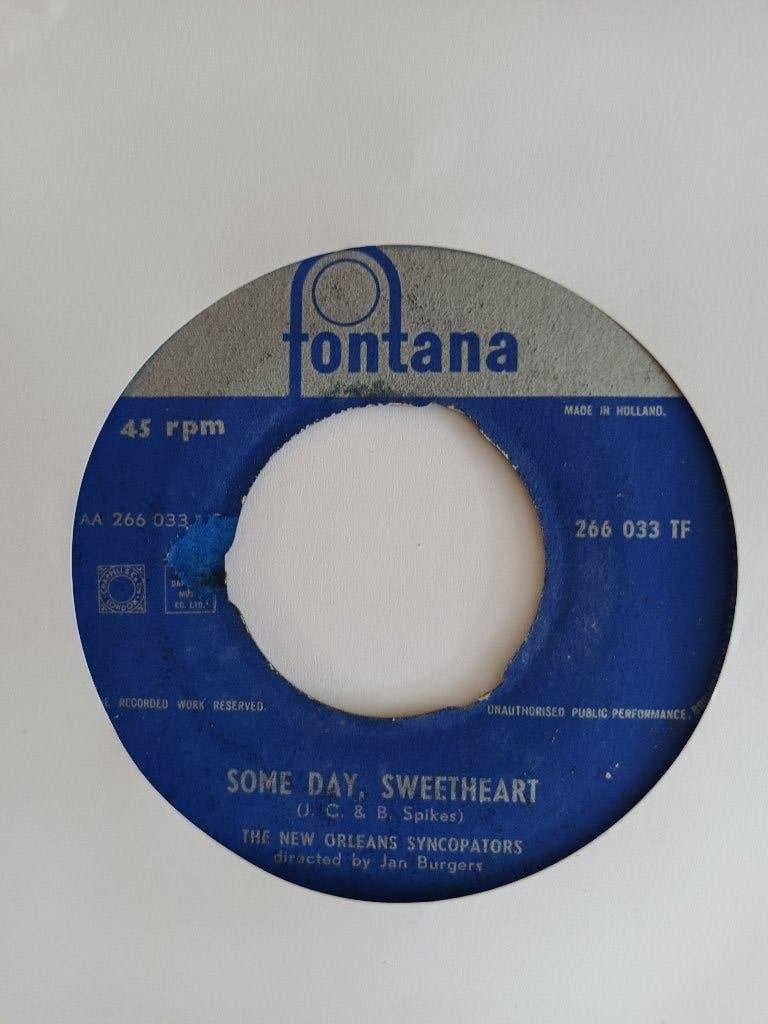 New Orleans Syncopators - Some Day, Sweetheart  (266 033), Gebruikt, Originele persing, 7 inch, Ophalen of Verzenden