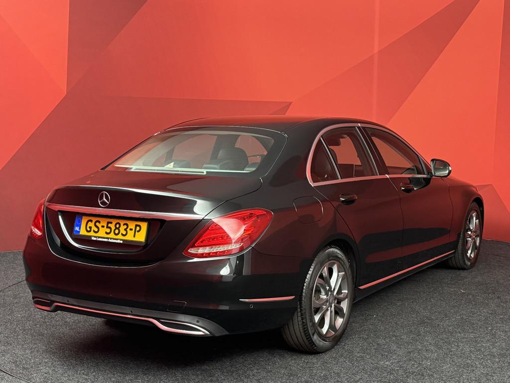 Mercedes-Benz C-Klasse 180 Ambition, Auto's, Automaat, Leder en Stof, Zwart, Bedrijf