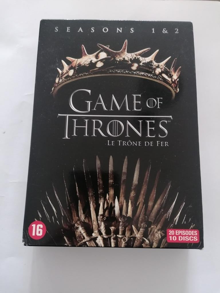 Game of Thrones Seizoen 1 & 2 - Boxset + Map - DVD, Vanaf 16 jaar, Ophalen of Verzenden, Zo goed als nieuw, Science Fiction en Fantasy