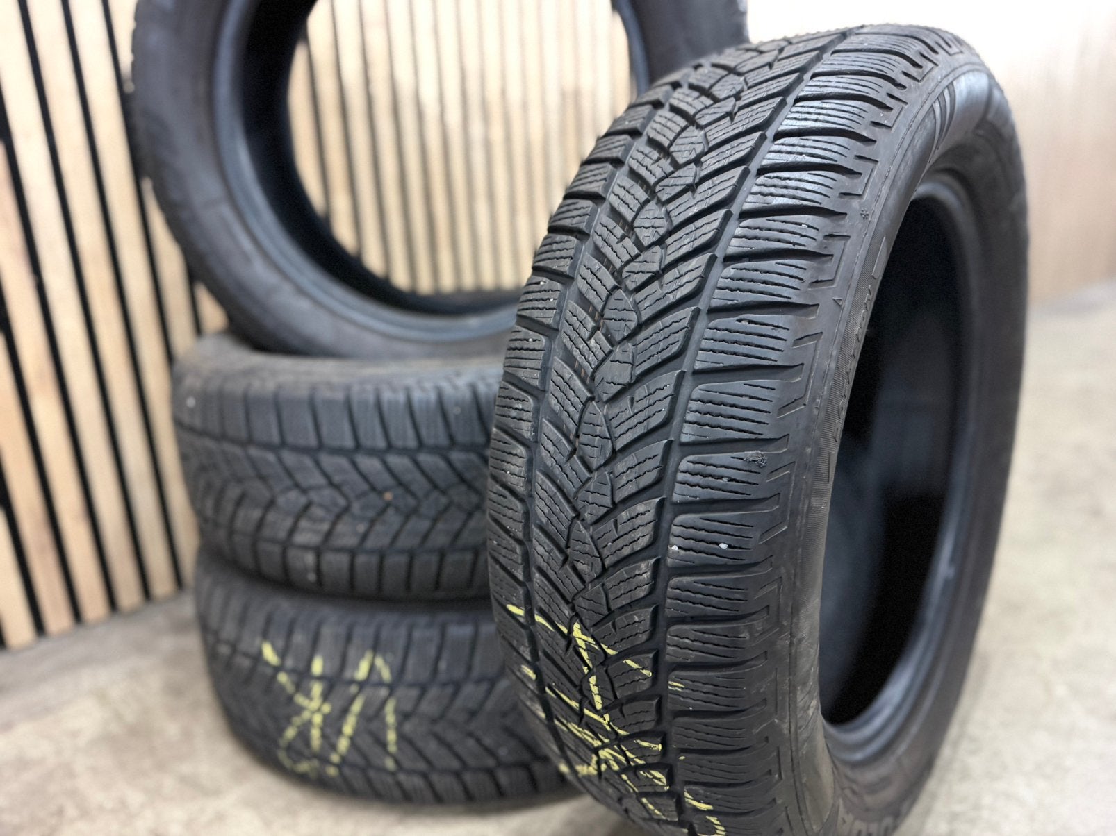 ⁠ 4x 215/60/17 Fulda winterbanden 7mm incl montage €300,-, Ophalen, 215 mm, 17 inch, Winterbanden