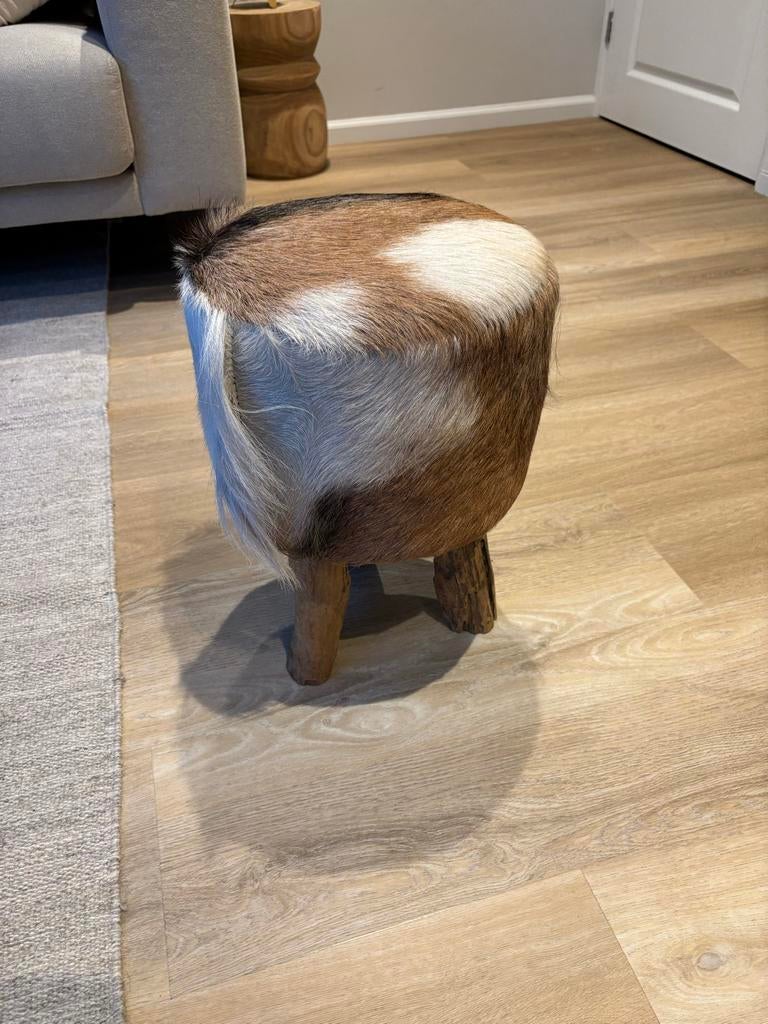Geitenvacht Krukje - H40 D29 - Decoratief en Comfortabel, Ophalen of Verzenden, Zo goed als nieuw, Overige materialen