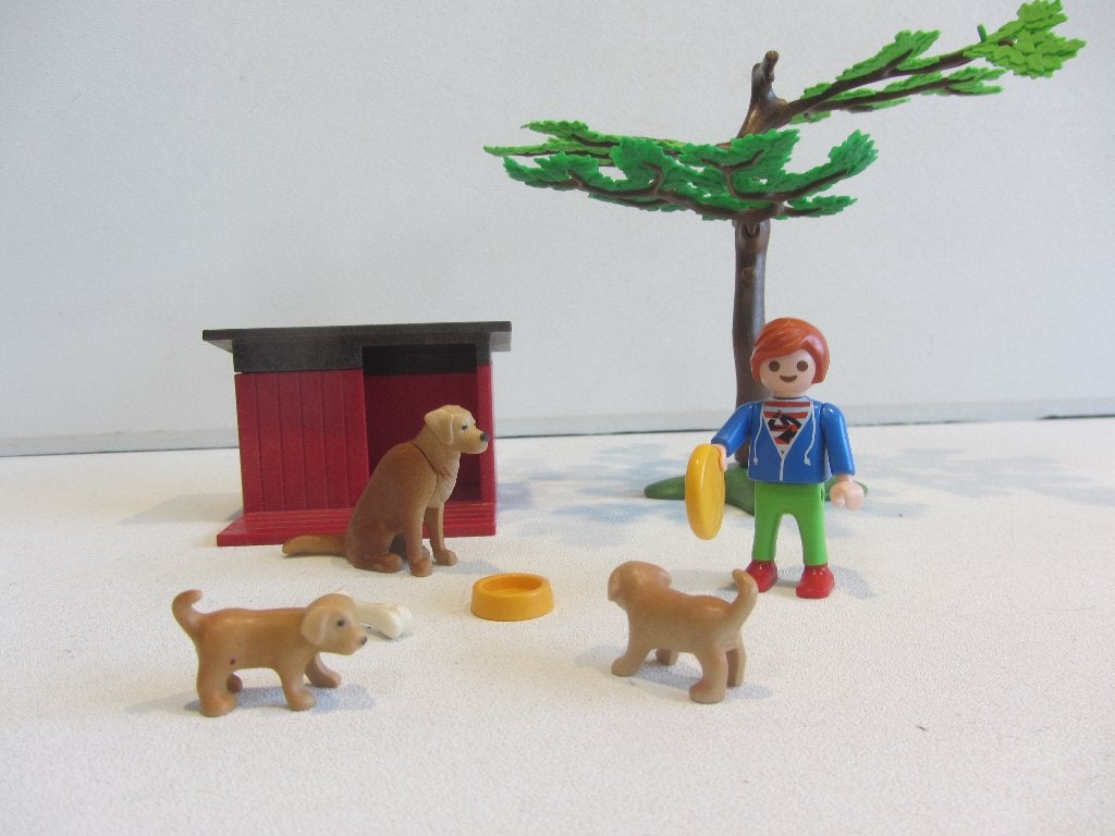 Playmobil Golden Retrievers met puppy’s – 6134, Ophalen of Verzenden, Gebruikt, Losse onderdelen
